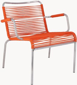 Handgemaakte tuin loungefauteuils Mya Spaghetti, 2-delig, stapelbaar