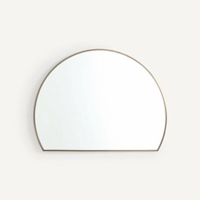 Halve cirkel spiegel, ijzer metaal H60cm, Caligone