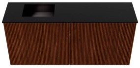 Mondiaz Joya 90cm toiletmeubel ruby met wastafel faye links 1 kraangat urban