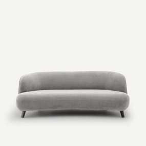 3-zitsbank, stonewashed fluweel, Rosebury, ontwerp Emmanuel Gallina