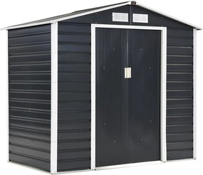 Lahti metalen gereedschapshuisje 2,1 x 1,3 m Store Boss antraciet