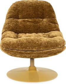 Draaibaar Fauteuil Mosterd