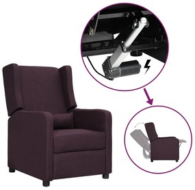 vidaXL Sta-opstoel verstelbaar stof paars