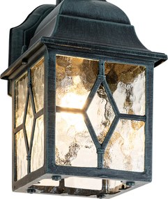 Romantische buiten wandlantaarn antiek groen - London