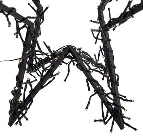 Kerst ster zwart ster incl. LED IP44 - Brilli