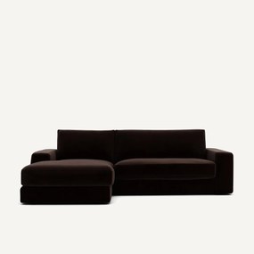 Hoekbank in fluweel, Skander