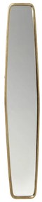 Kare Design Clip Lange Spiegel Aluminium Messing - 32x177cm
