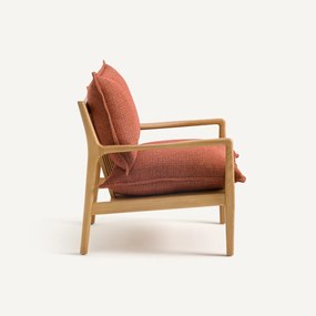Kussens van getextureerd polypropyleen voor fauteuil Dilma