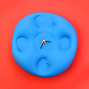 Teun Zwets - Bubble Clock Blauw