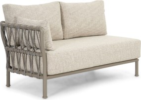 Hoek loungeset 5 personen Rope Taupe  Santika Furniture Santika