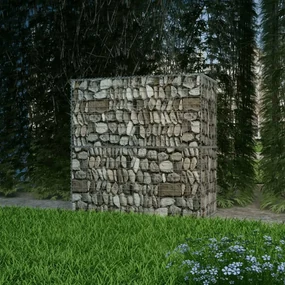 vidaXL Gabion mand 100x50x100 cm gegalvaniseerd staal