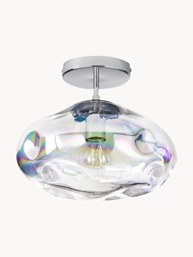 Plafondlamp Amora van iriserend glas