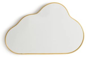 Spiegel, wolk model, in messing, Uyova