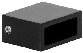 Brauer JC profielloze douchecabine 180x100cm 3-delig zwart mat