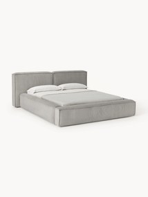 Gestoffeerd corduroy bed Lennon met opbergruimte