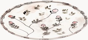 Serveerplateau Midnight Flowers van Fine Bone China