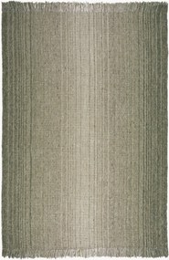 Handgetuft plat geweven jute-mix vloerkleed Ombre