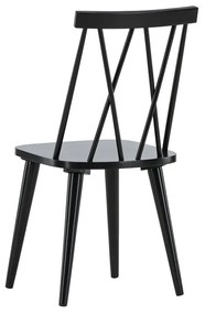 Jörn Eetkamerstoel Lena  - Zwart - Rubberhout - Jörn