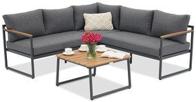 Aluminium tuinhoek Bresso Garden Point antraciet