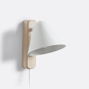 Wandlamp in hout en staal metaal, Cotapi