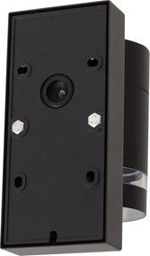 Moderne buiten wandlamp zwart IP44 met schemersensor - Ensam