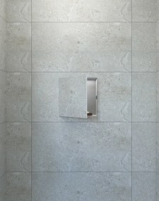 Mueller Round inbouwnis betegelbaar RVS 30x30x14cm