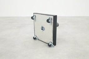 Platinum verrijdbare parasolvoet Rome 40 kg - Black Polished