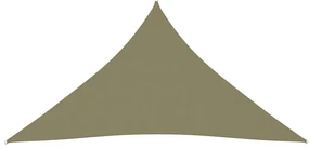 vidaXL Zonnescherm driehoekig 4x5x5 m oxford stof beige