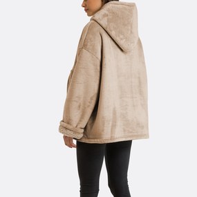 Plaid fleece sweater maat S/M, Javi