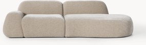 Modulaire teddy chaise longue Wolke (3-zits)