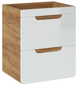 Comad Aruba White 824 FSC onderkast 50cm eiken/wit