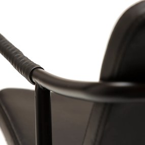 Dan-Form Boto Design Fauteuil Zwart Kunstleer