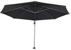 Garden Impressions Hawaii zweefparasol Ø350 cm - frame carbon black - doek zwart