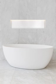 Hotbath &More frameless inbouwnis met verlichting 30x120x10cm wit mat