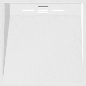 Mexen Amon vierkante douchebak SMC 90 x 90 cm, wit - 4F109090
