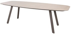 Taste by 4 Seasons Florence tuinset terre met Manolo tafel 180 cm Tuinstoel   bruin weerbestendig