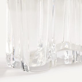 Geblazen glazen vaas, hoogte 18 cm, ISSEY