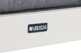 Hoek loungeset 6 personen Aluminium Taupe  Lifestyle Garden Furniture Luca