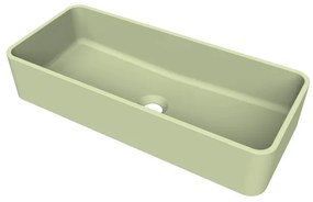 Arcqua Case waskom - rechthoek - 60x26cm - mat pastel groen WAS701799