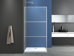 Badstuber Femm douchewand 115x195cm wit