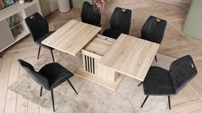 LEONEL Sonoma Eik – MODERNE VOUWTAFEL TOT 180 cm!