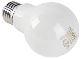 Set van 5 dimbare E27 LED lampen opaal glas 4W 320 lm 2200K