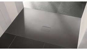 Villeroy & Boch Squaro infinity douchebak 100x100x4cm antraciet udq1010sqi1v-1s