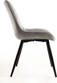 Set 6 Lene Fluwelen Stoelen