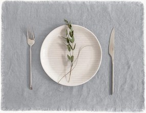 Placemat Light Grey van linnen