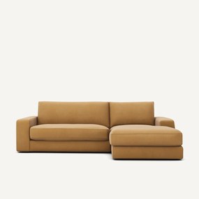 Linnen fluwelen hoekbank, SKANDER