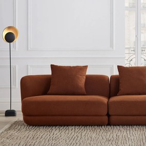 Staande lamp, reflectors in zwart en mokka, Naton