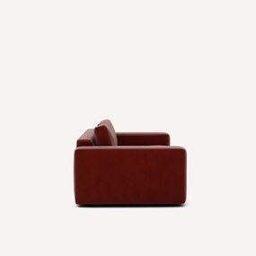 Compacte bank 3-zit in fluweel, Skander