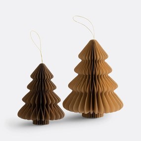 Set van 2 opvouwbare kerstbomen, Caspar