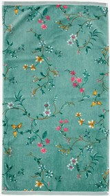 Handdoek Les Fleurs van fluweel en handdoeken katoen